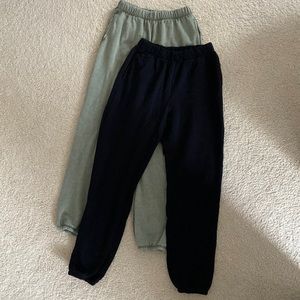 Set of Aerie high waisted joggers super soft